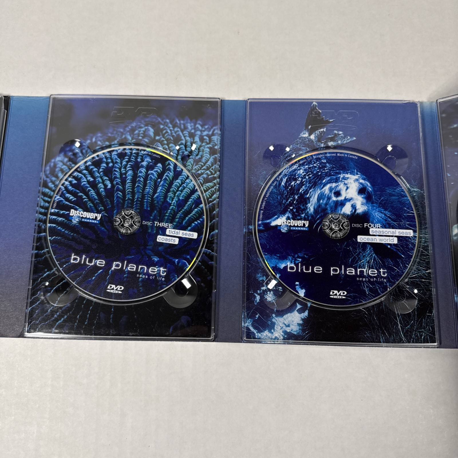 The Blue Planet Seas Of Life DVD 5 Disc Set, BBC Video, No Sleeve