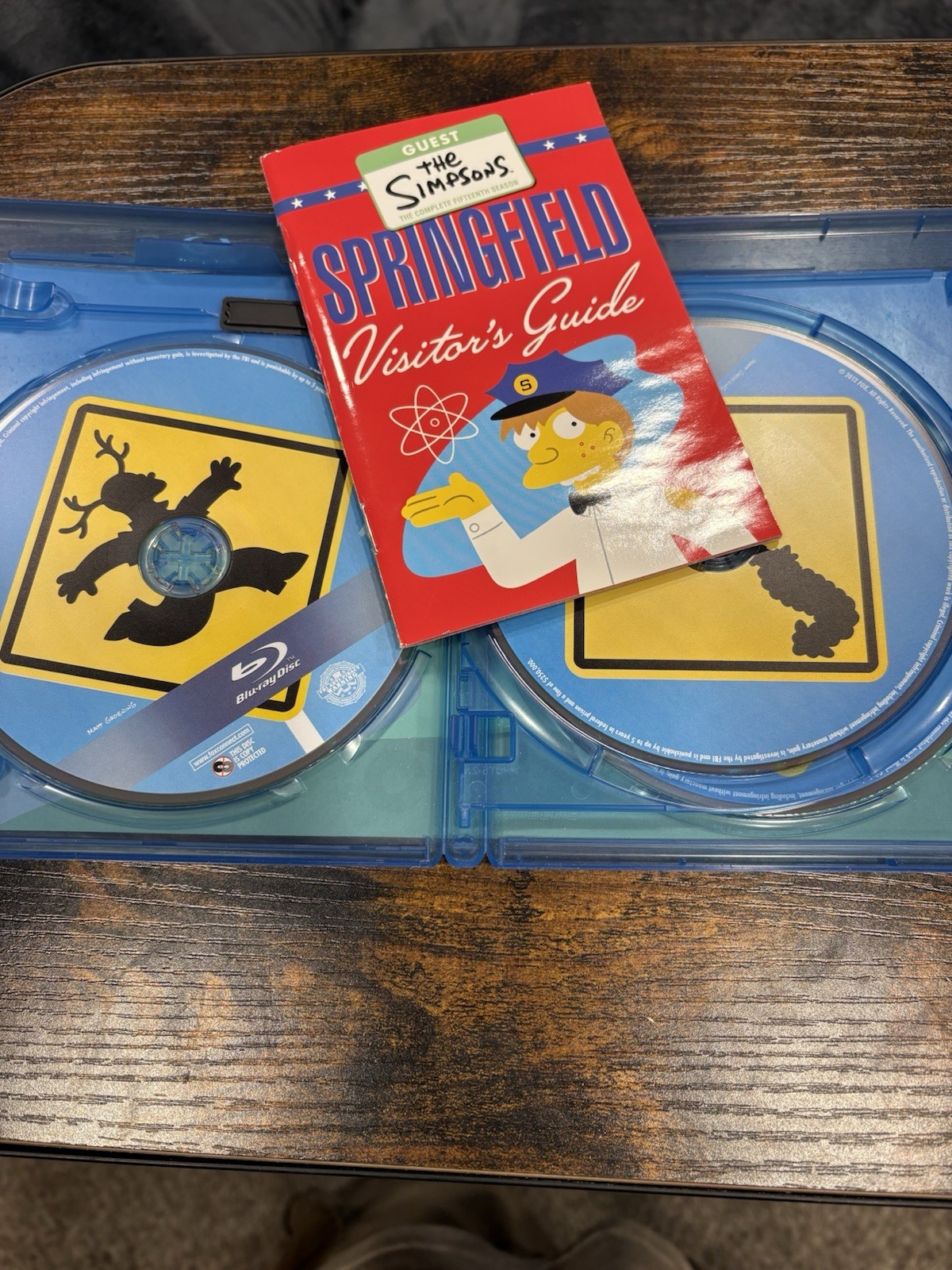 The Simpsons: Season 15 (3-Disc Blu-ray Set, 2012) With Booklet, Rare OOP