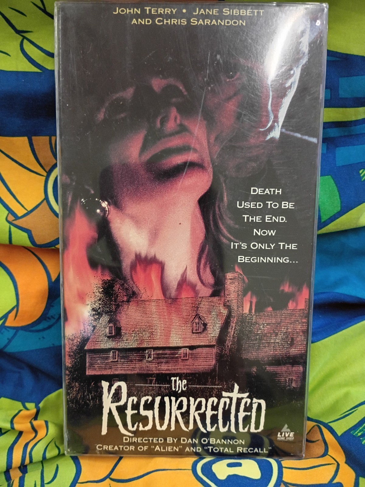 Live Home Video The Resurrected VHS Horror R NTSC Terry Sibbett Sarandon
