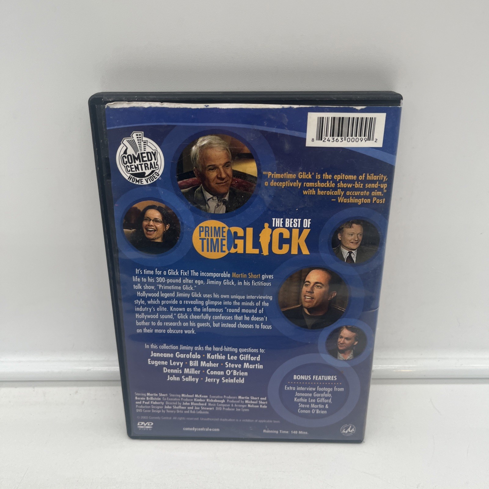 Best of Prime Time Glick (DVD, 2003, Comedy Central Presents) Martin Short