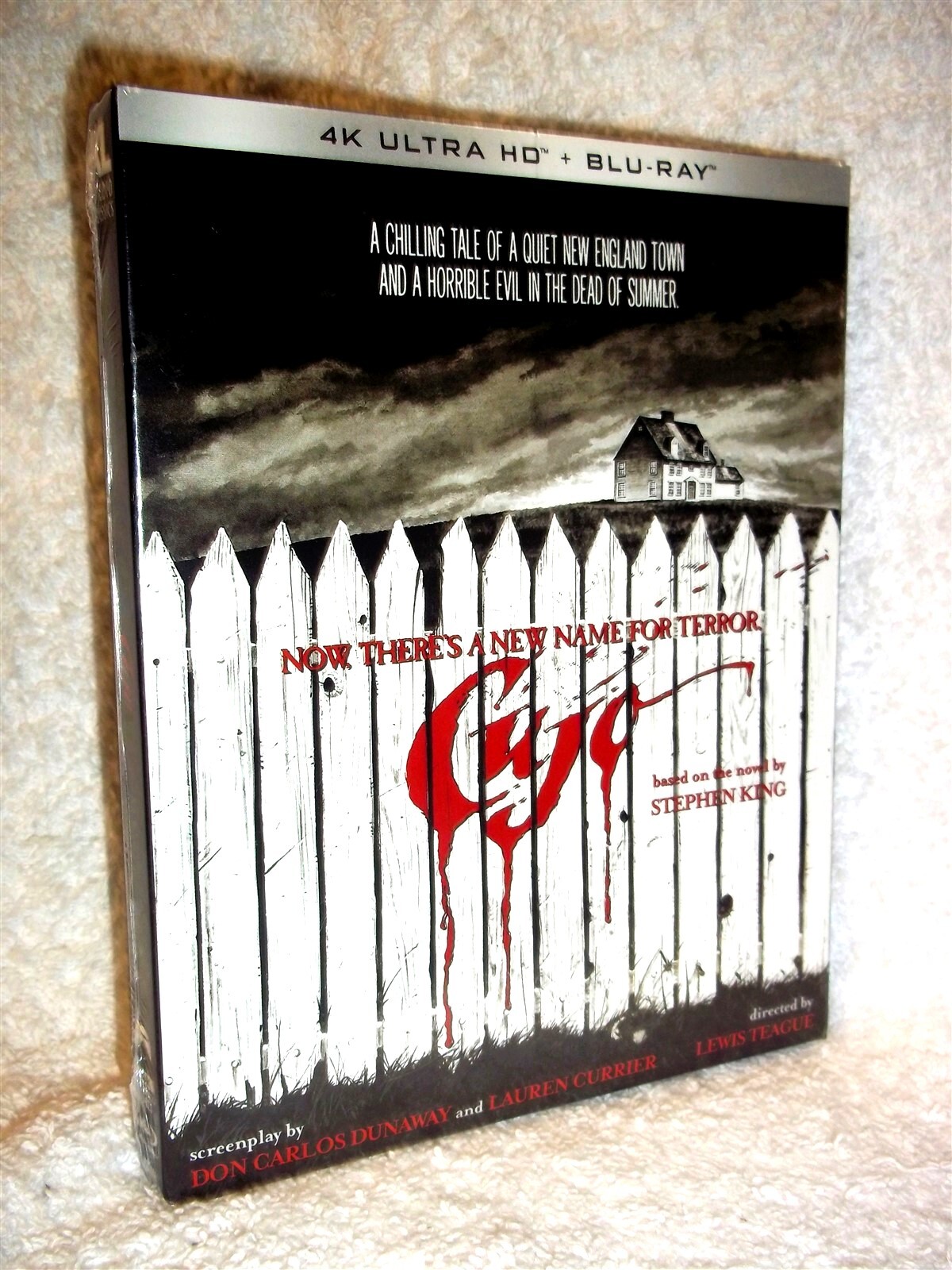 Cujo (4K/Blu-ray, 2023) NEW Lewis Teague Dee Wallace Stephen King dog horror