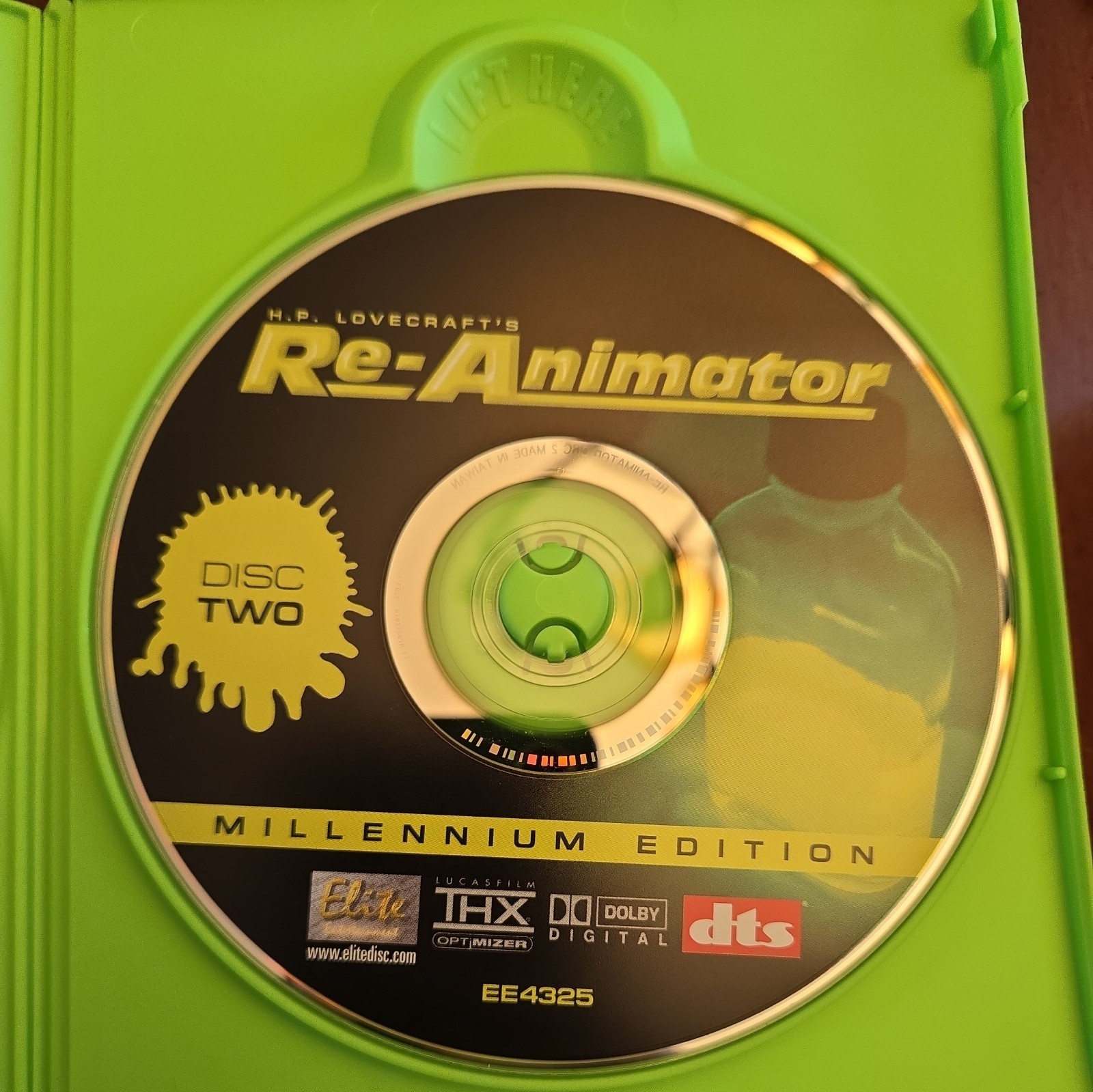 Re-Animator: The Millennium Edition DVD Set 2-Disc w/Insert Excellent Condition