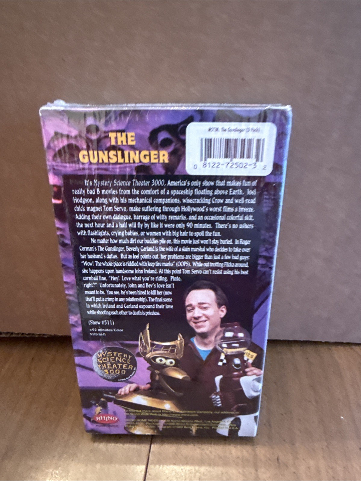Mystery Science Theater 3000 VHS 1998 The Gunslinger Show #511 / 92 Minutes