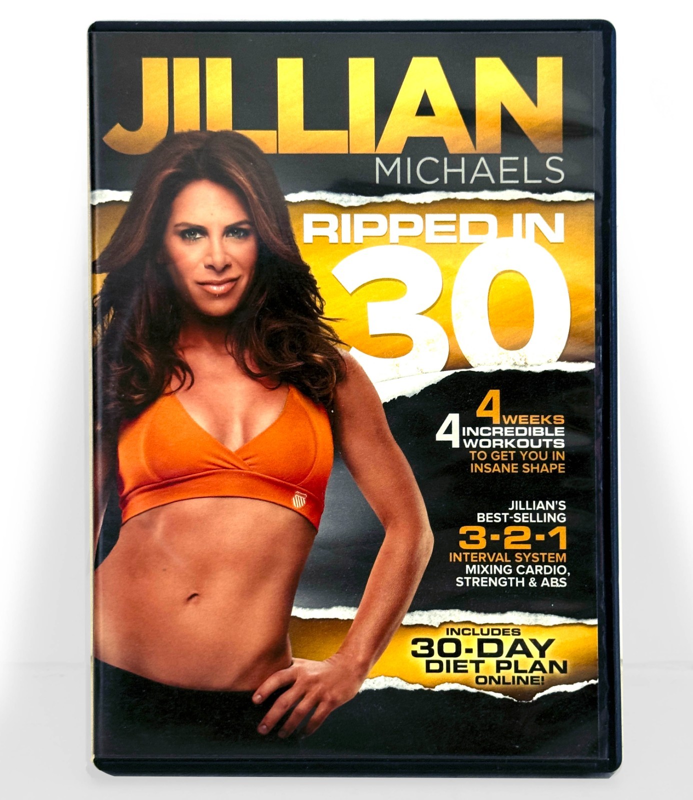 Jillian Michaels – Ripped In 30 (DVD, 2012, Full Screen) 136 Min. !