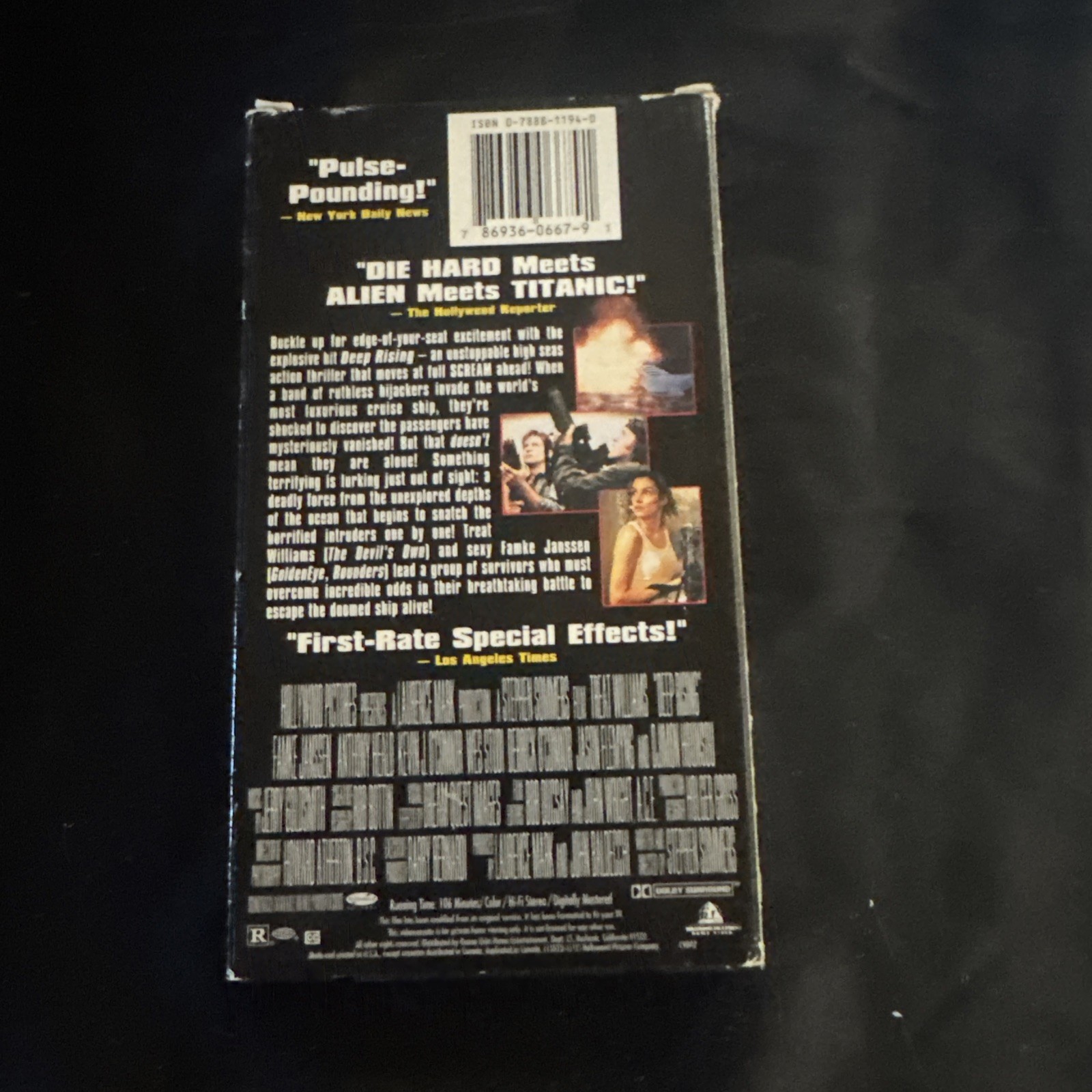 Deep Rising (VHS, 1998)