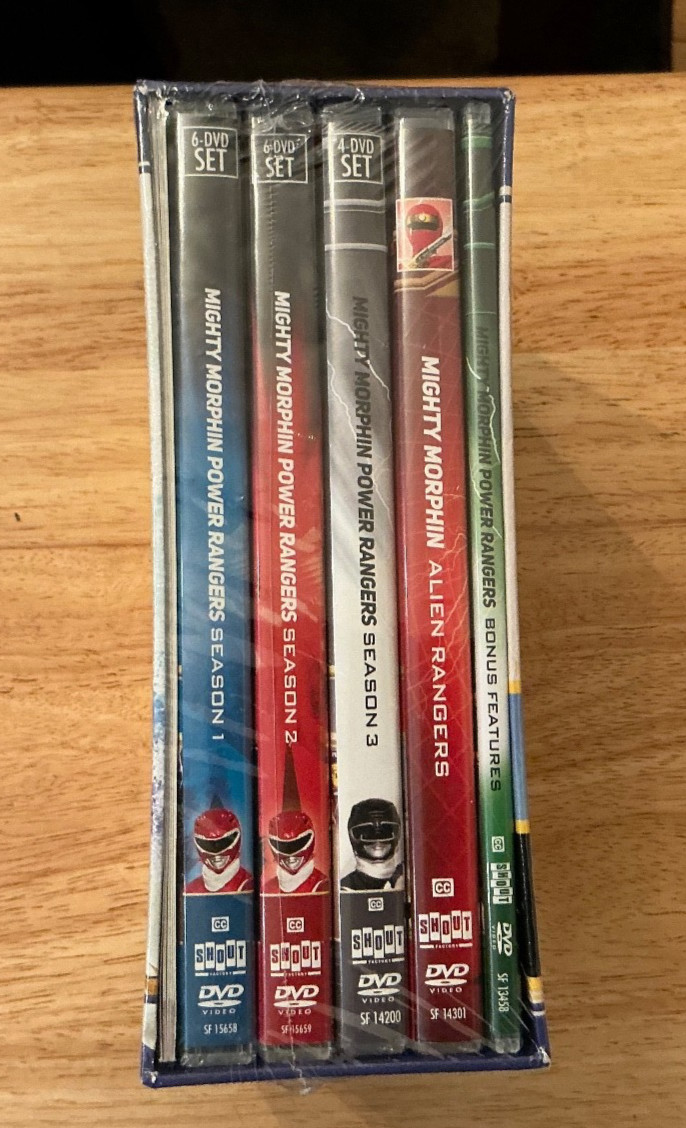 Power Rangers Compete Series Seasons 1 2 3 (DVD, 2017, 19-Disc Set) w/ *BOOKLET*
