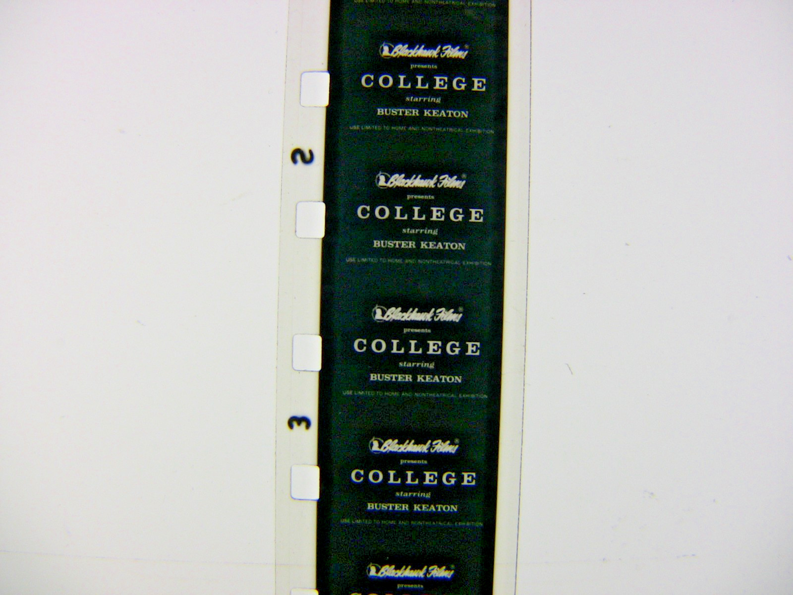 SUPER 8MM FILM College 1927 Silent, Buster Keaton, Flora Bramley- Blackhawk