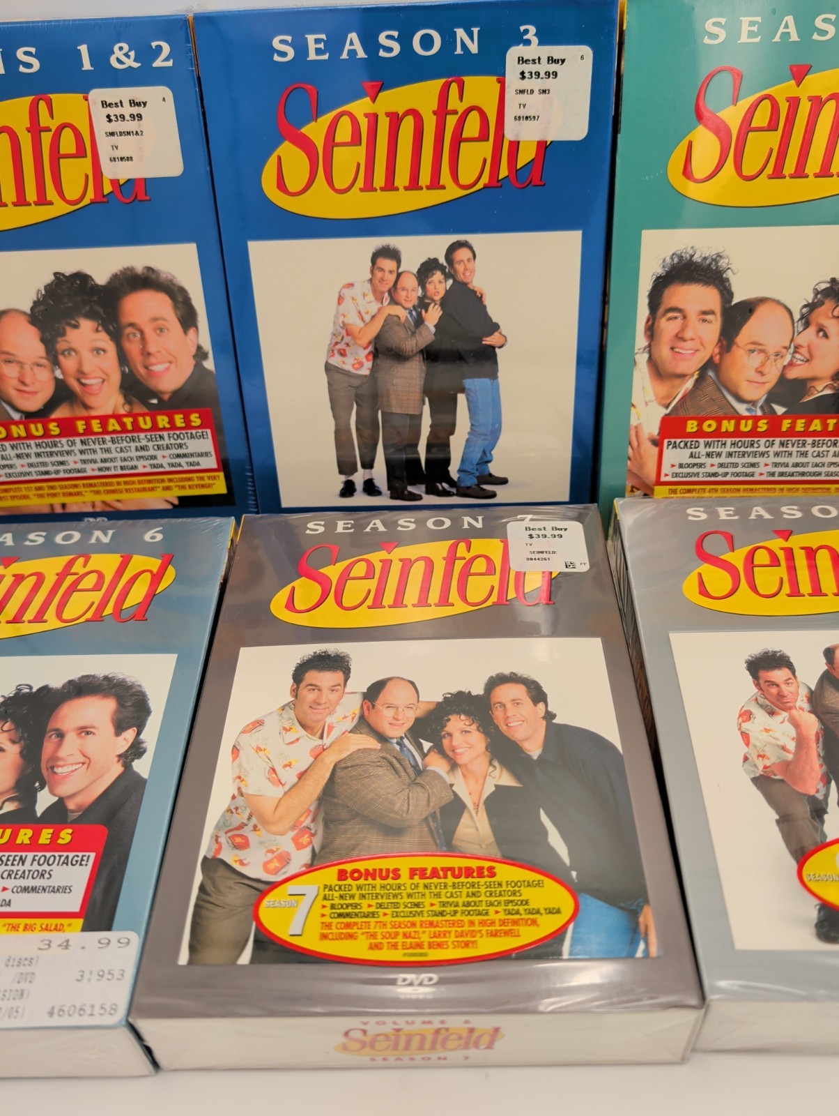 SEINFELD – Seasons 1 2 3 4 5 6 7 8 9 Complete Series DVD Factory Sealed