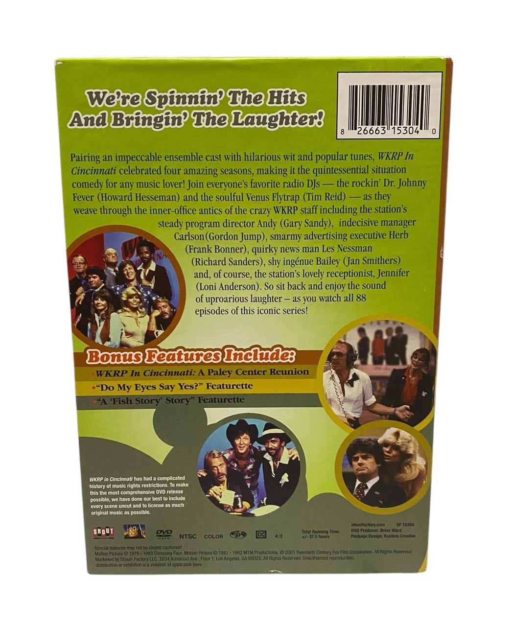 WKRP in Cincinnati: The Complete Series 1-4 + Bonus (DVD, 2014, 13-Disc Set) US