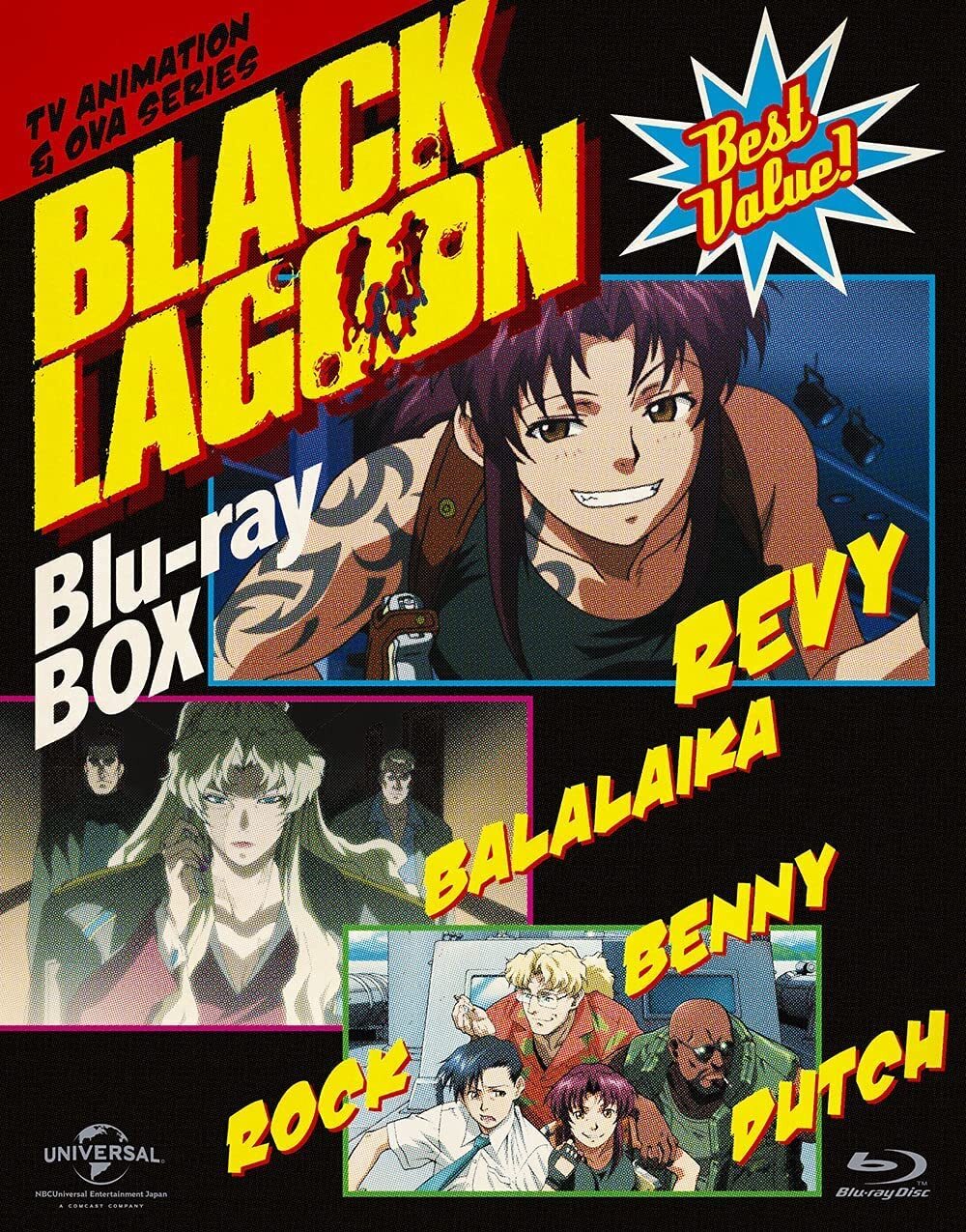 BLACK LAGOON BLU-RAY BOX / Megumi Toyoguchi / Sunao Katabuchi 6BD[Near Mint]F104