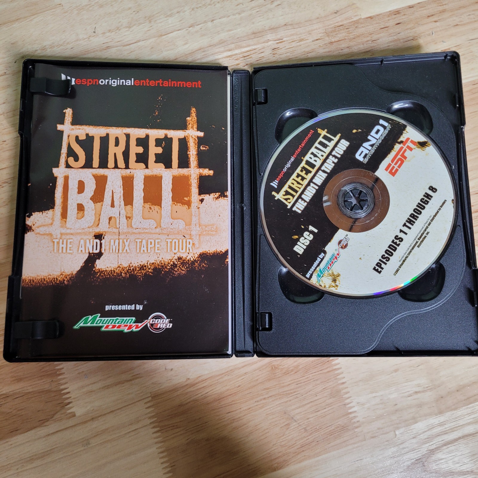 Streetball: The And 1 Mix Tape Tour – Season DVD 2003 2-Disc Set ESPN Basketball