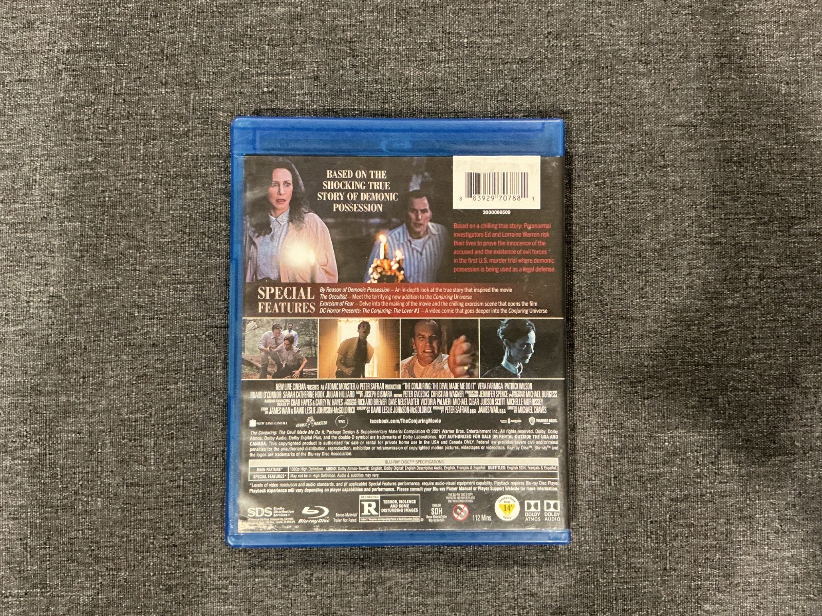 The Conjuring 3: the Devil Made Me Do It (Blu-ray) Digital Code Expired