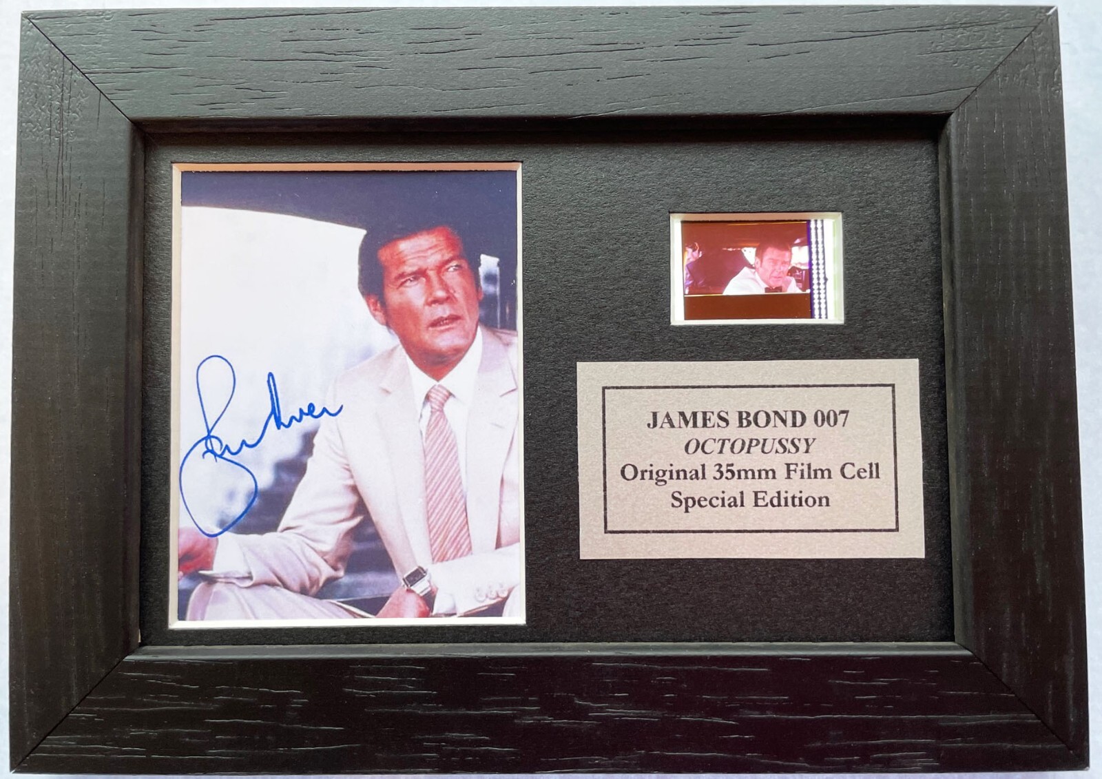 James Bond ‘OCTOPUSSY’ Original Mini Film Cell + Roger Moore
