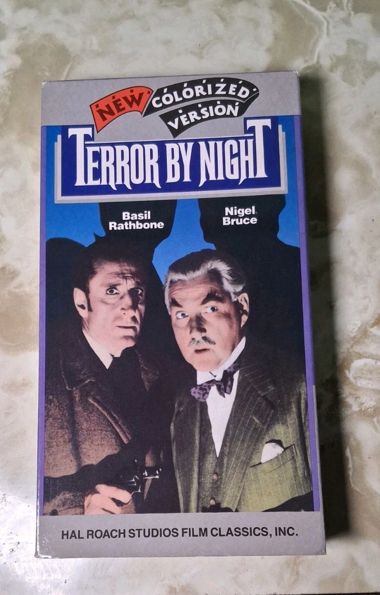 VHS – Sherlock Holmes: Terror By Night – Colorized Version – Video Treasures