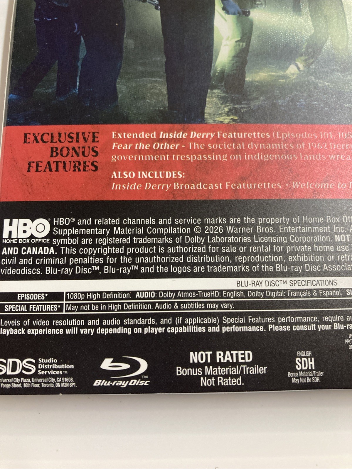 IT Welcome to Derry The Complete First Season Blu-ray NEW HBO Brand New Sealed