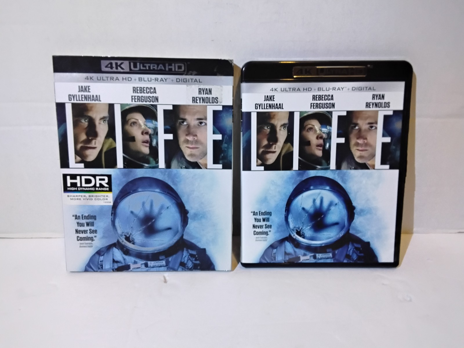 Life 4K Ultra HD UHD W/Rare OOP Slipcover Jake Gyllenhaal,Ryan Reynolds
