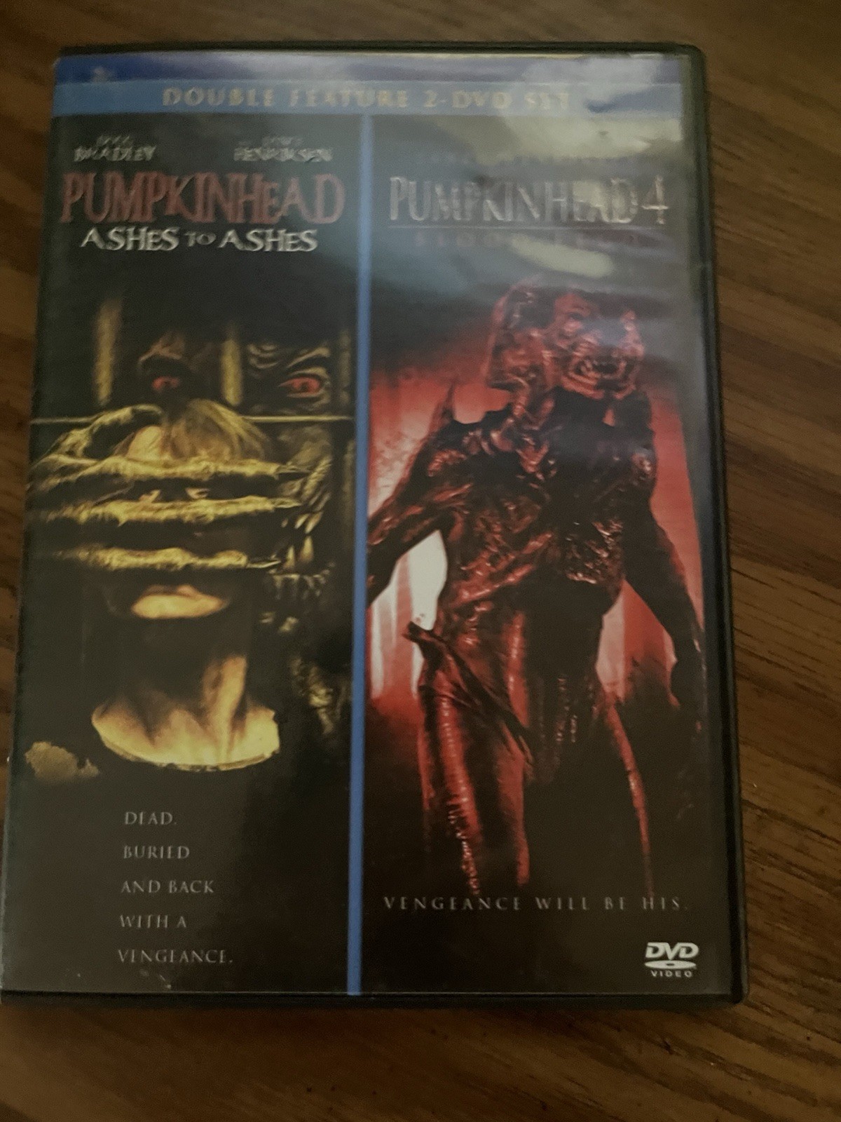 Pumpkinhead 3 Ashes to Ashes + Part 4 Blood Feud DVD Horror Movie Double Feature