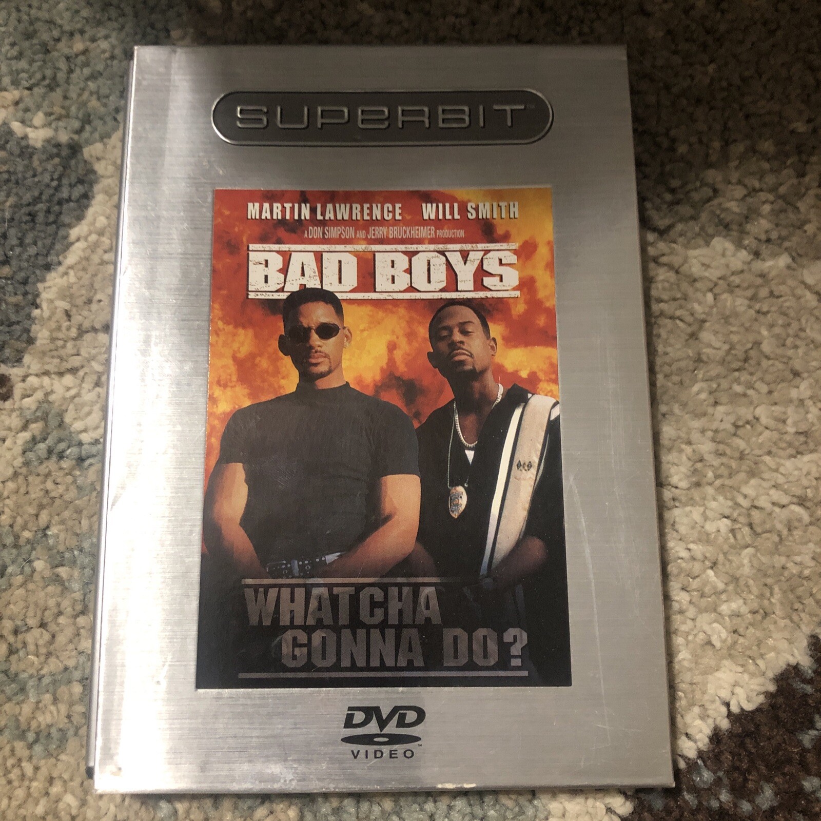 Bad Boys (DVD, 2003, Superbit) Martin Lawrence, Will Smith. Rated R. 118 Minutes