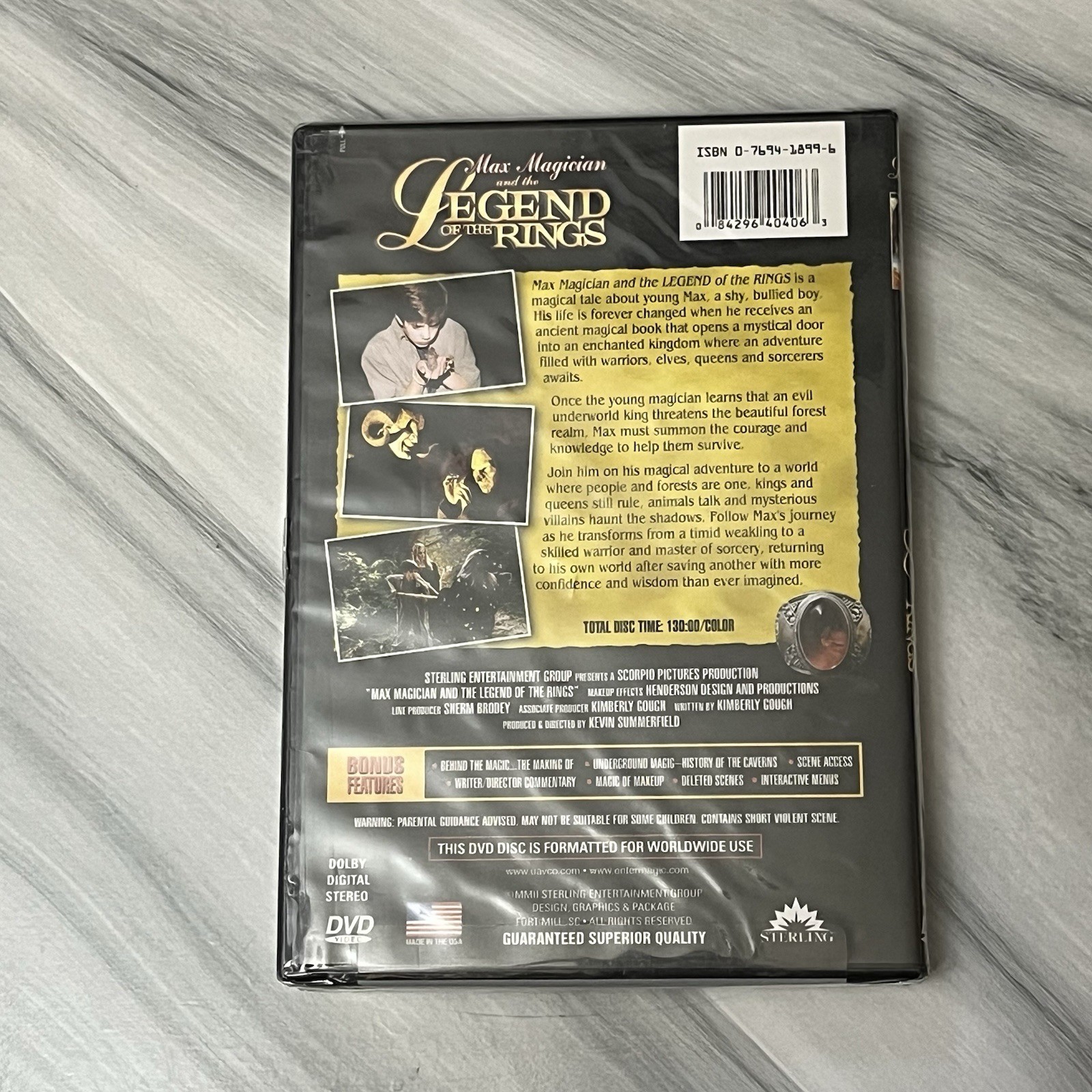 Max Magician and the Legend of the Rings (DVD, 2002) – Family • New ••