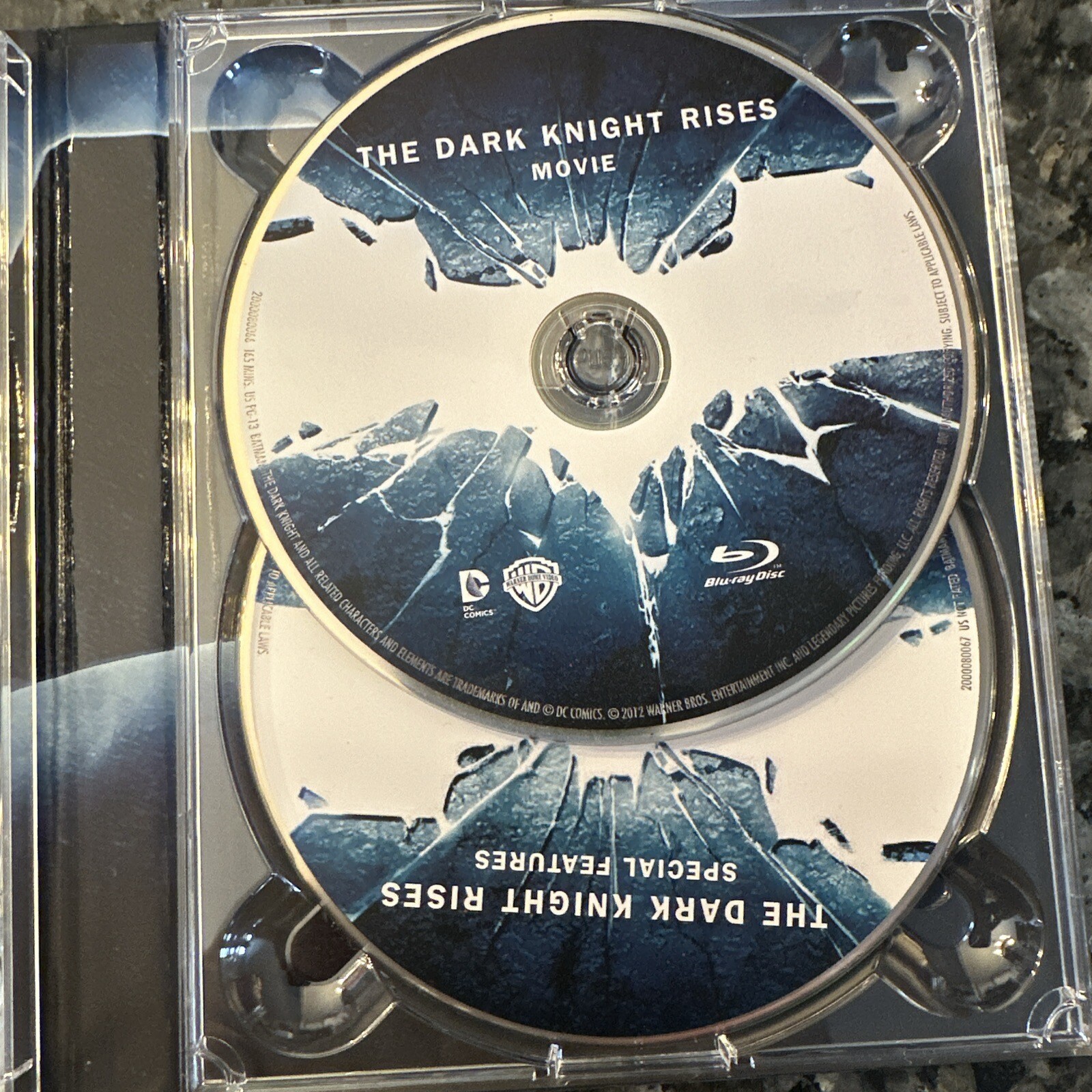 The Dark Knight Trilogy Blu-ray Set Batman Begins Dark Knight Rises etc.