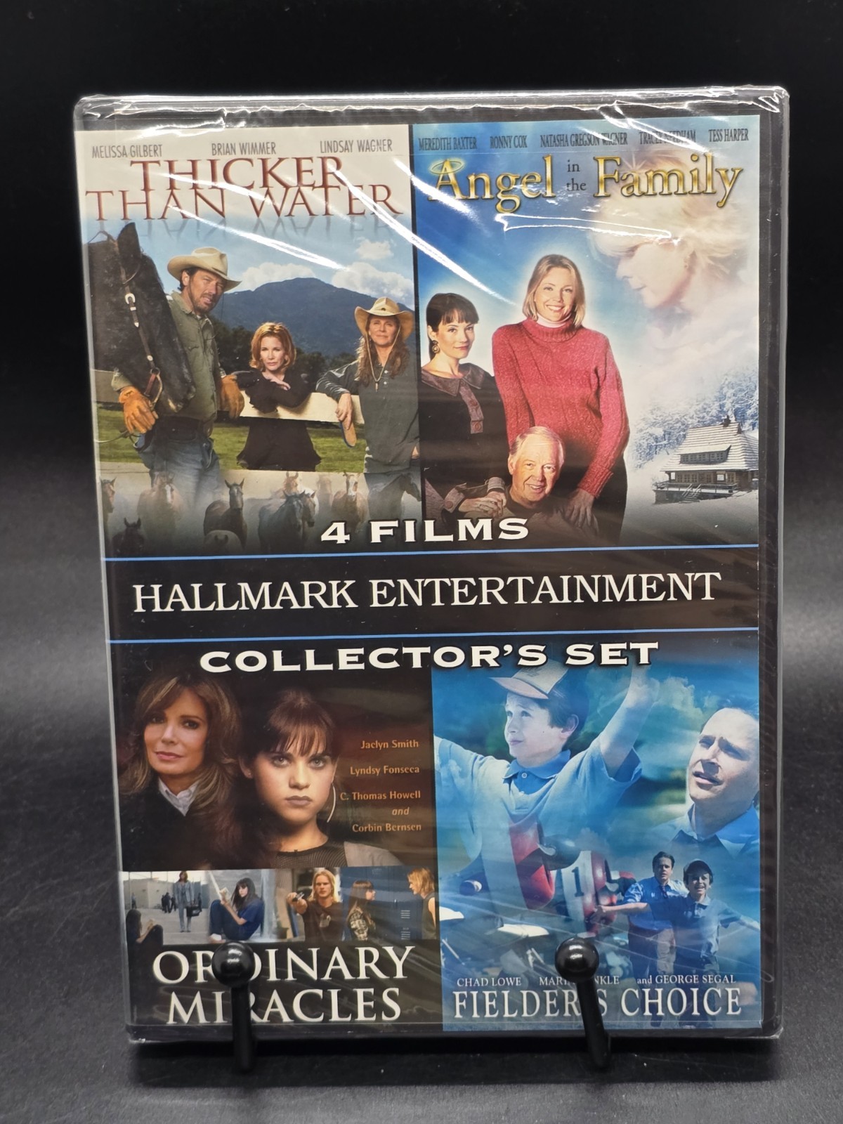 Hallmark Entertainment 4 Films DVD Set Fielders Choice Ordinary Miracles Angel++