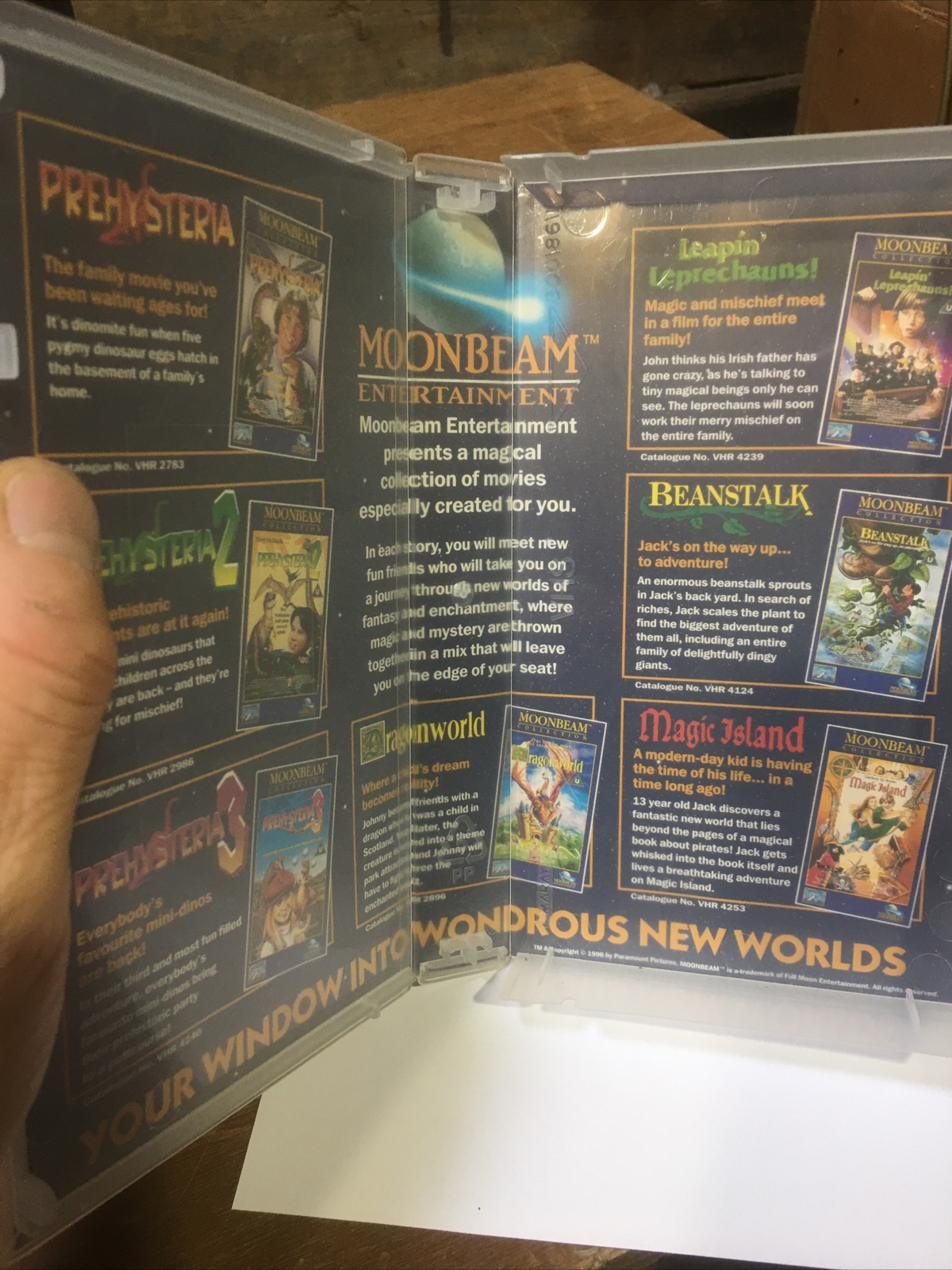 Prehysteria 3 VHS video cassette PAL UK Moonbeam 1995 Dinosaurs Golf Course OOP