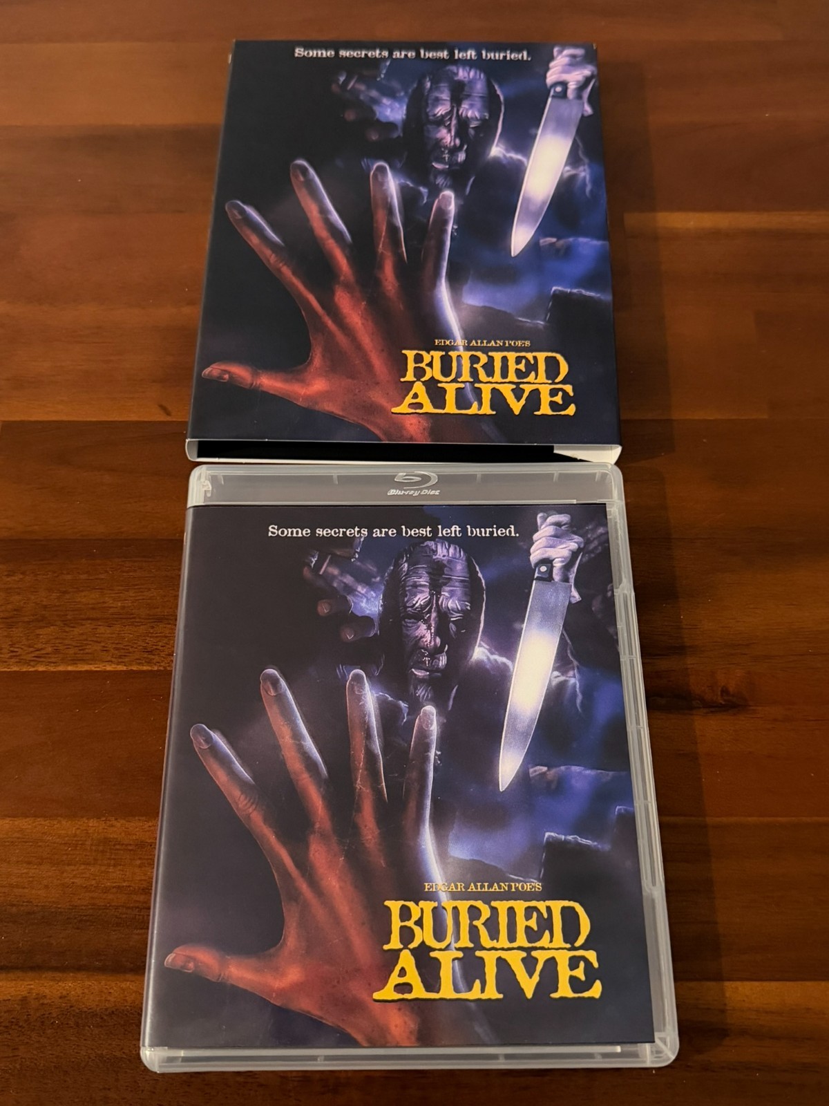 Buried Alive (1989) Blu Ray Vinegar Syndrome with Slipcover
