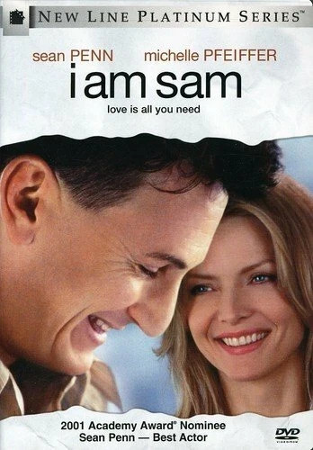 I Am Sam (DVD, 2001, Widescreen) Sean Penn, Michelle Pfeiffer LIKE NEW