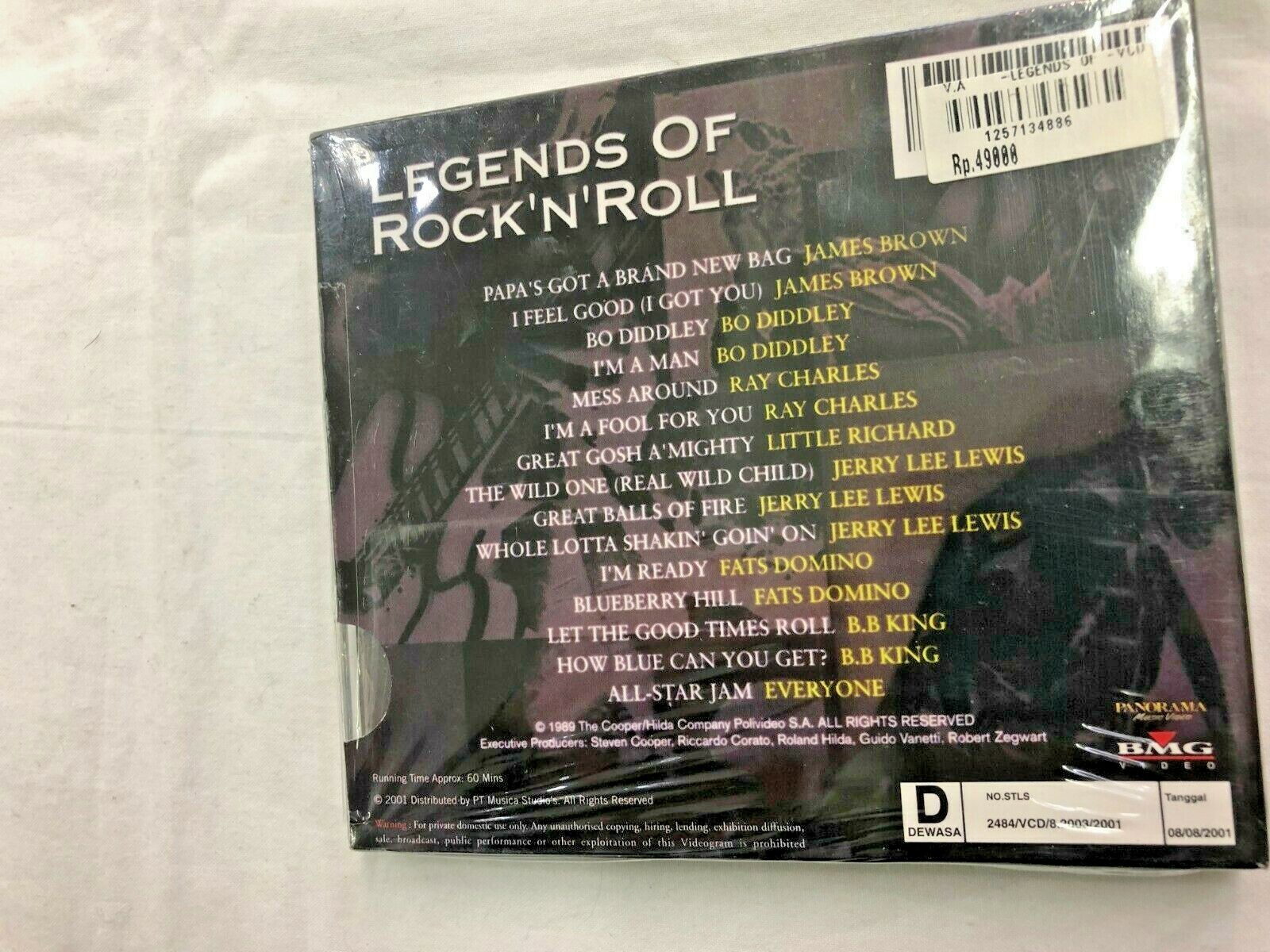 VCD Legends of Rock ‘N’ Roll Panorama Music Video Disc NEW SEALED James Brown