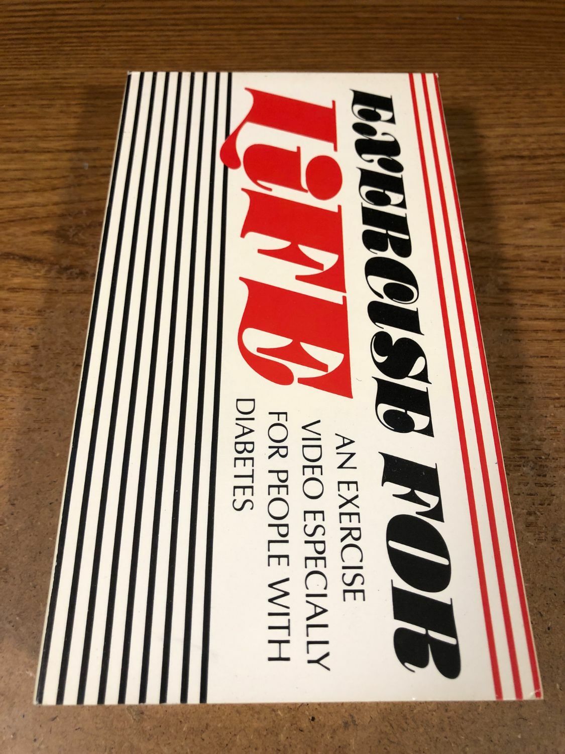 Exercise For Life VHS VCR Video Tape Used Especially Diabetes Mark R. Currie