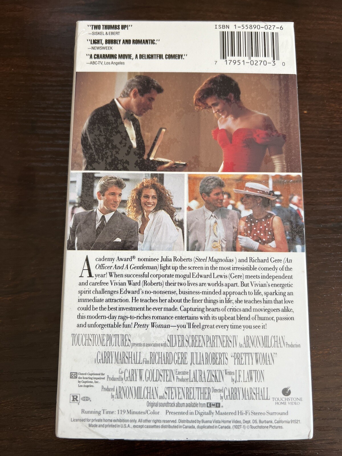Pretty Woman (VHS, 1990) ~ Brand New Factory Sealed ~ RARE w/ Proof of Purchase