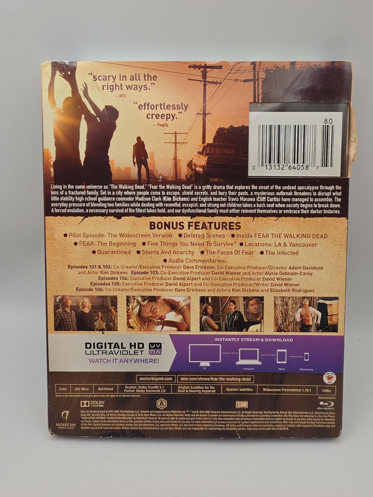 Fear the Walking Dead: Season 1 (Blu-ray, 2015)