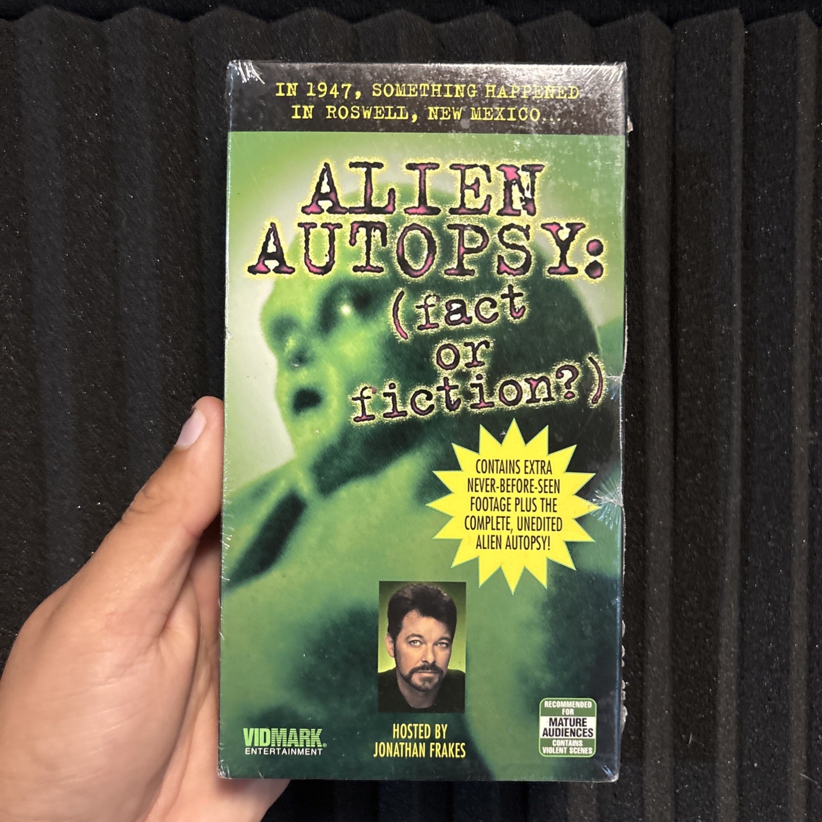Alien Autopsy Fact or Fiction VHS Video Tape Movie Roswell UFOs! Sealed