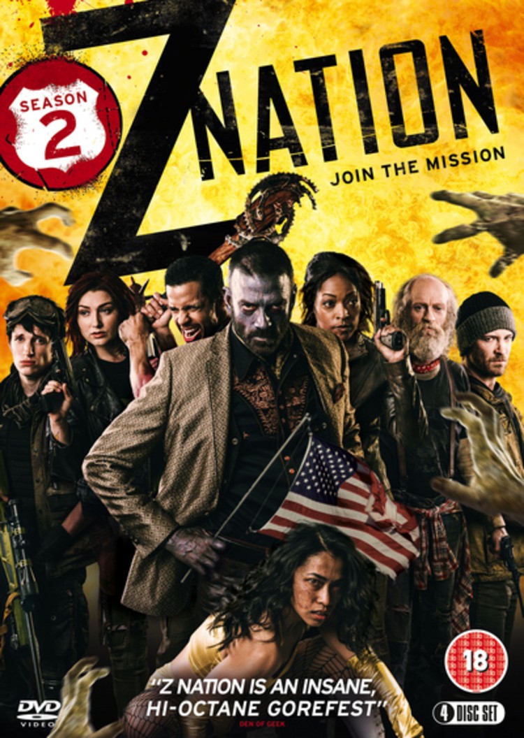 Z Nation: Season Two (DVD) Russell Hodgkinson Pisay Pao Nat Zang (UK IMPORT)