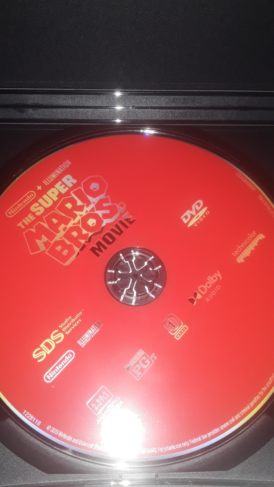 THE SUPER MARIO BROS MOVIE DVD THE POWER UP EDITION. PREOWNED GREAT CONDITION