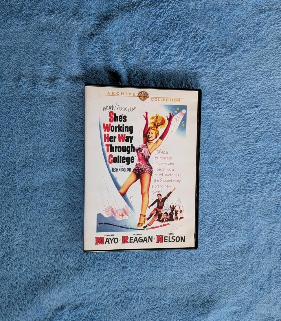SHE’S WORKING HER WAY THROUGH COLLEGE DVD 1952 Comedy Musical Virginia Mayo
