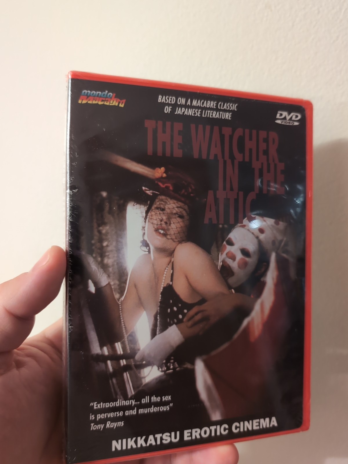 The Watcher in the Attic New sealed (DVD, 1976) Mondo Macabro Red Case Nikkatsu