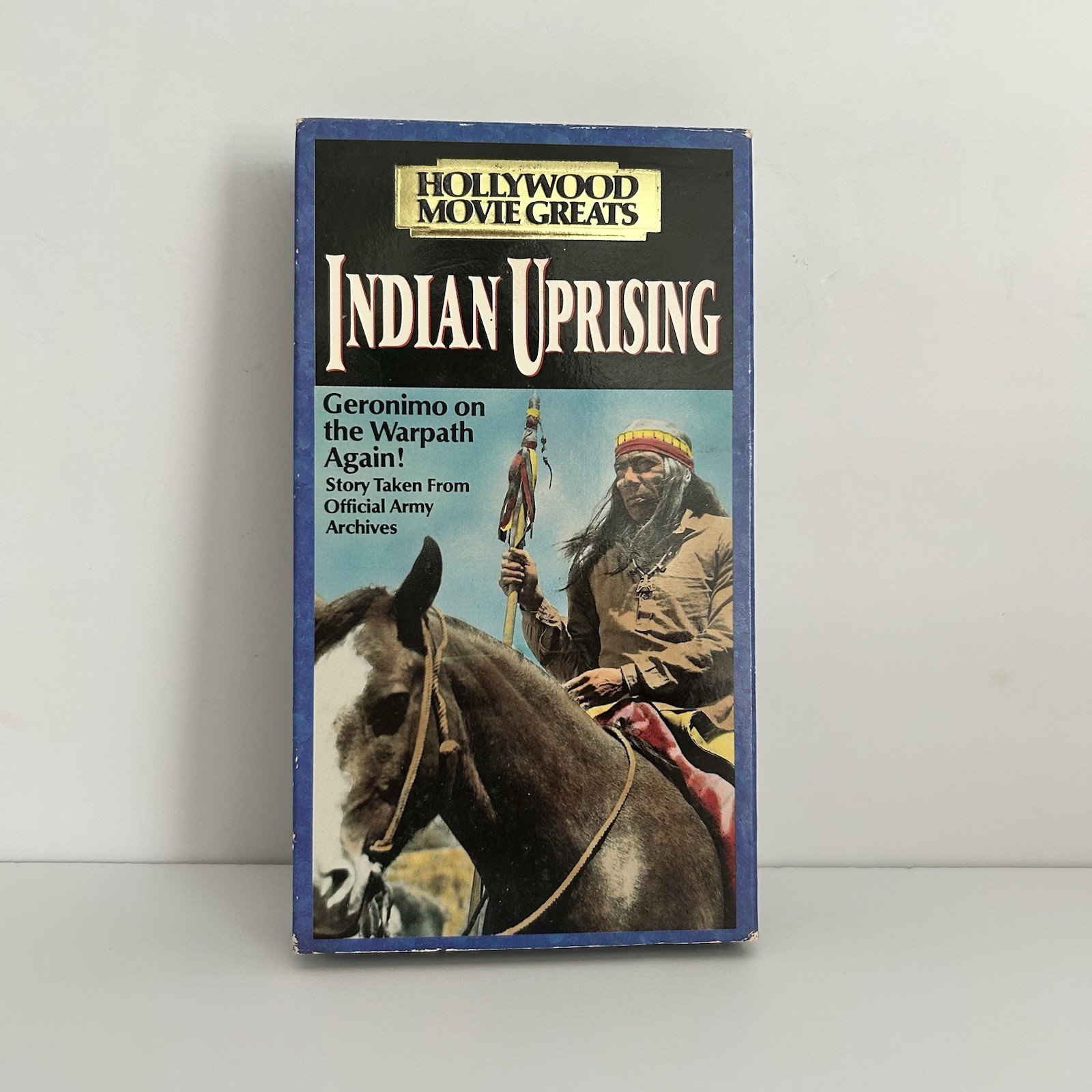VHS Indian Uprising Hollywood Movie Greats Geronimo Warpath