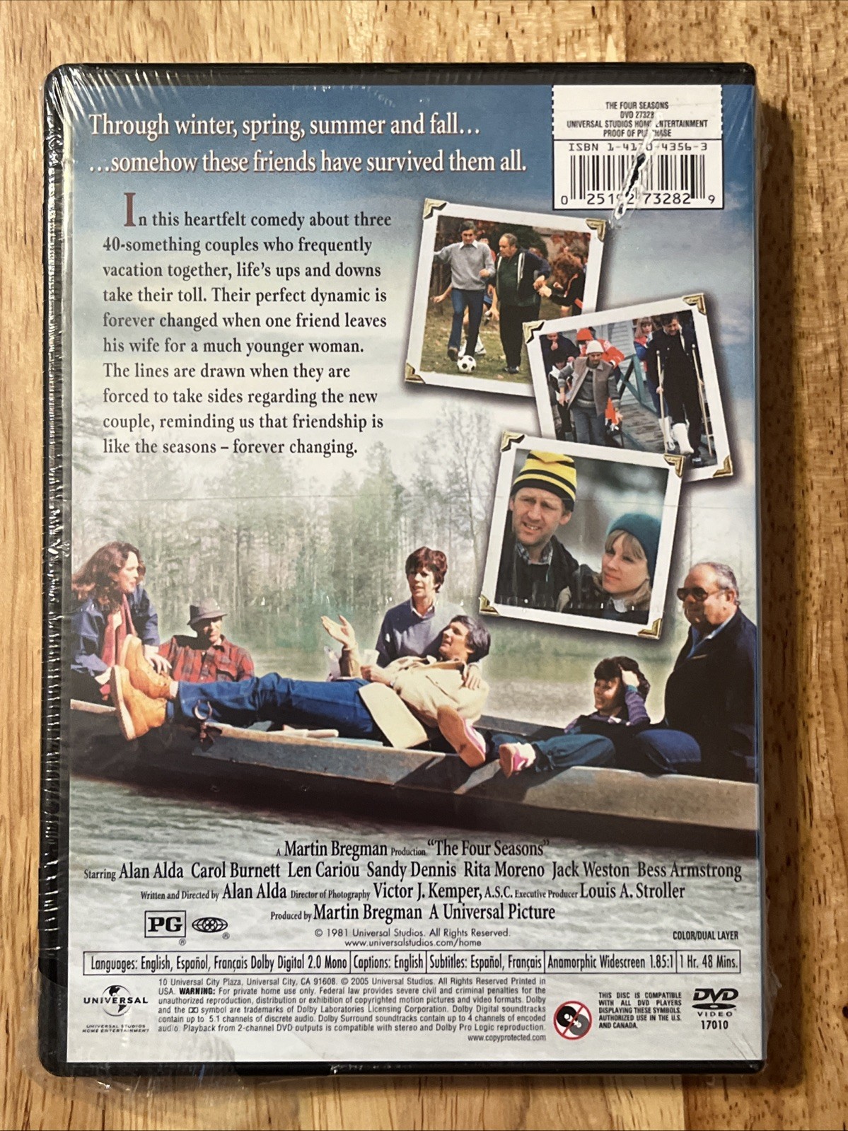 The FOUR SEASONS [Rare 2005 DVD] Alan Alda~Carol Burnett~1981 Sealed NEW