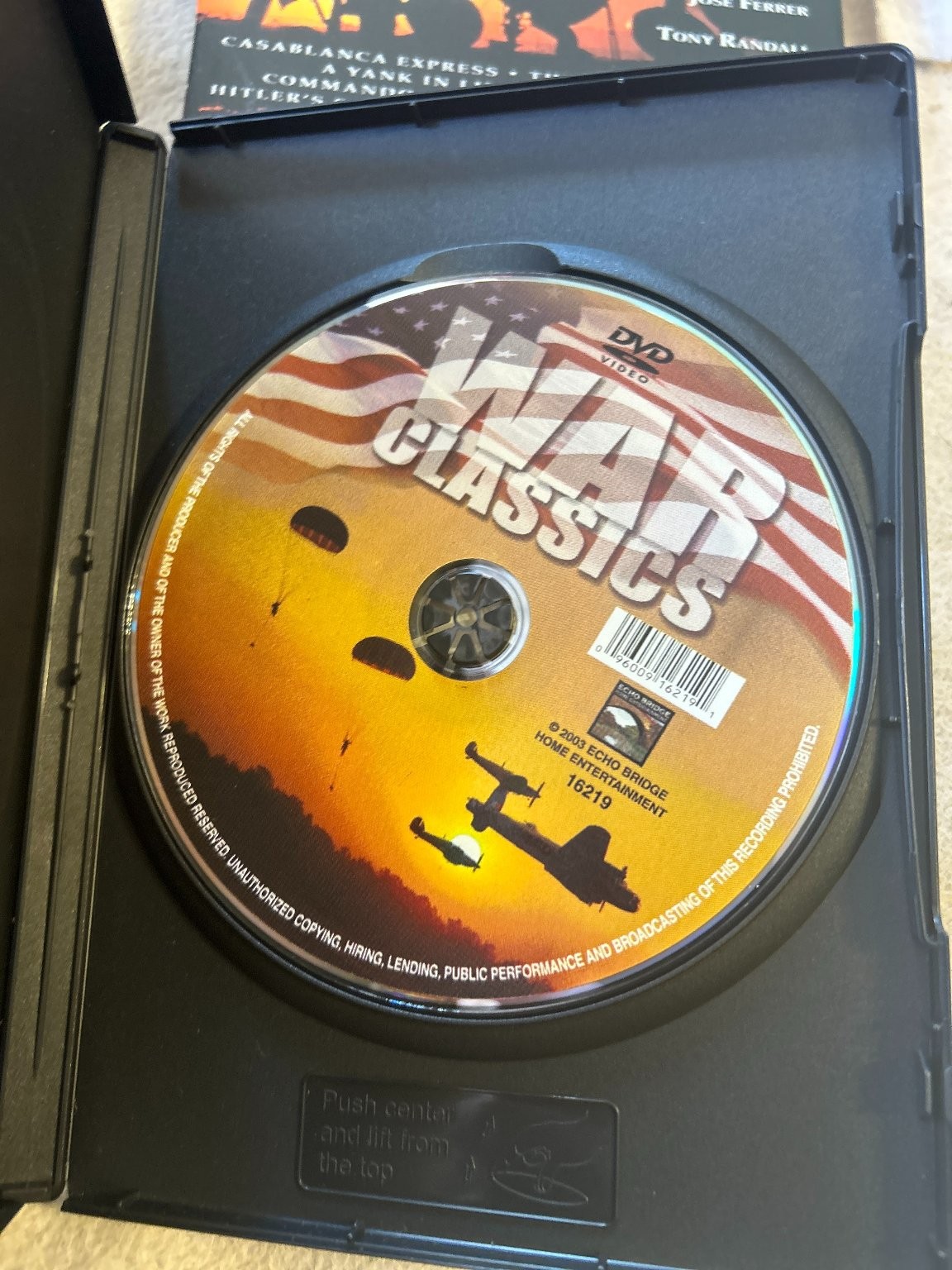 War Classics DVD 2004 8 Feature Films Lee Van Cleef Glenn Ford 2-Disc Set