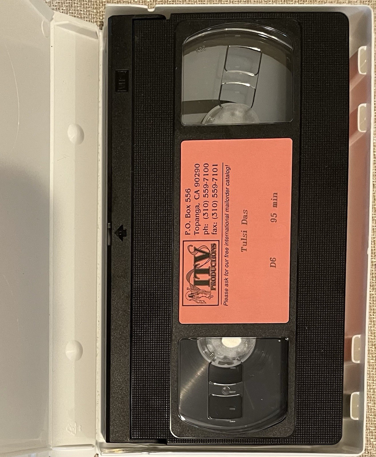 TULSIDAS 1954 B W VHS Vintage Classic Hindi Movie Mahipal /Shyama SubtitledENG.