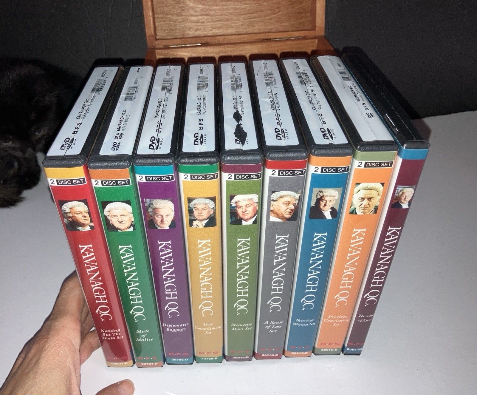 Kavanagh QC DVD Set Complete Series In Wooden Box Nice 17 Discs BBC TV