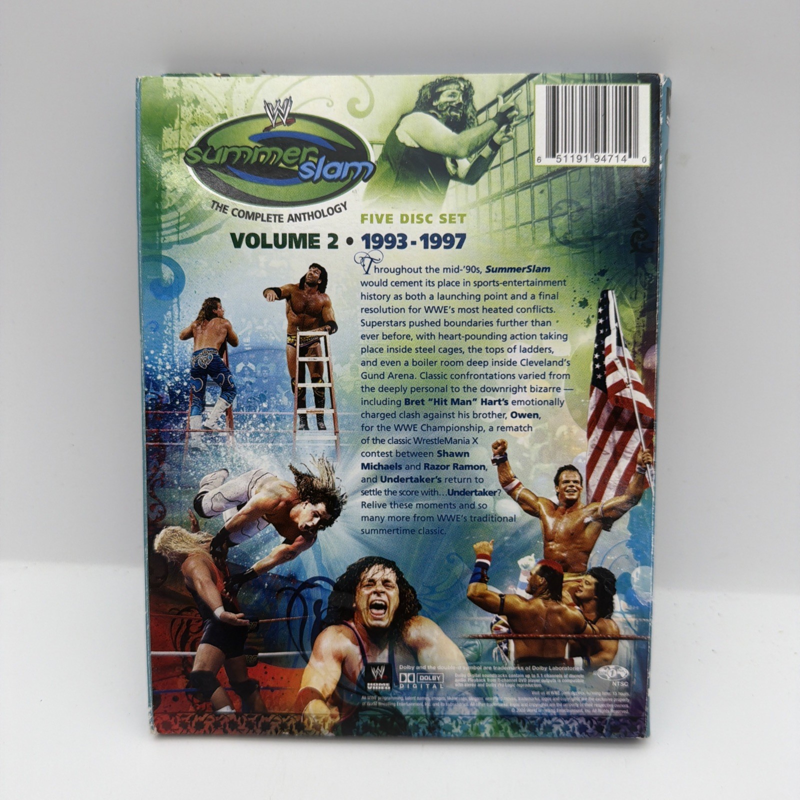 Vol. 2-Summerslam Anthology (DVD) Good Condition