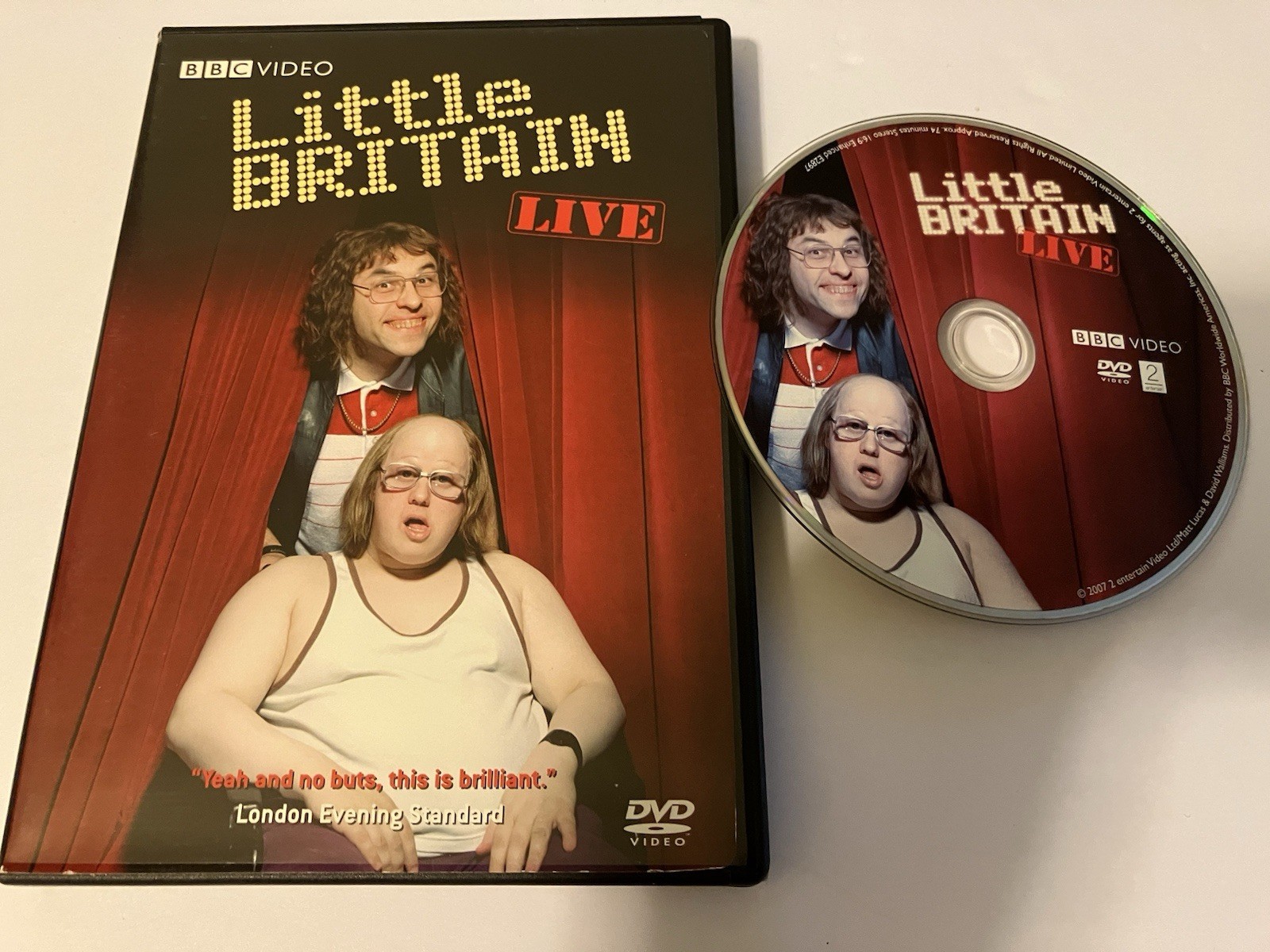 LITTLE BRITAIN LIVE DVD 2006 BBC MATT LUCAS DAVID WALLIAMS BLACKPOOL OPERA HOUSE