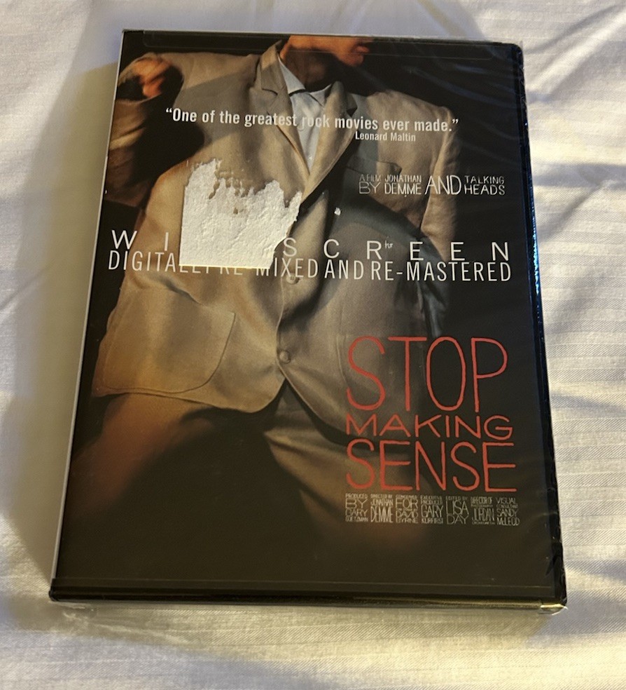 Talking Heads Stop Making Sense DVD NEW Sealed Palm Pictures Jonathan Demme