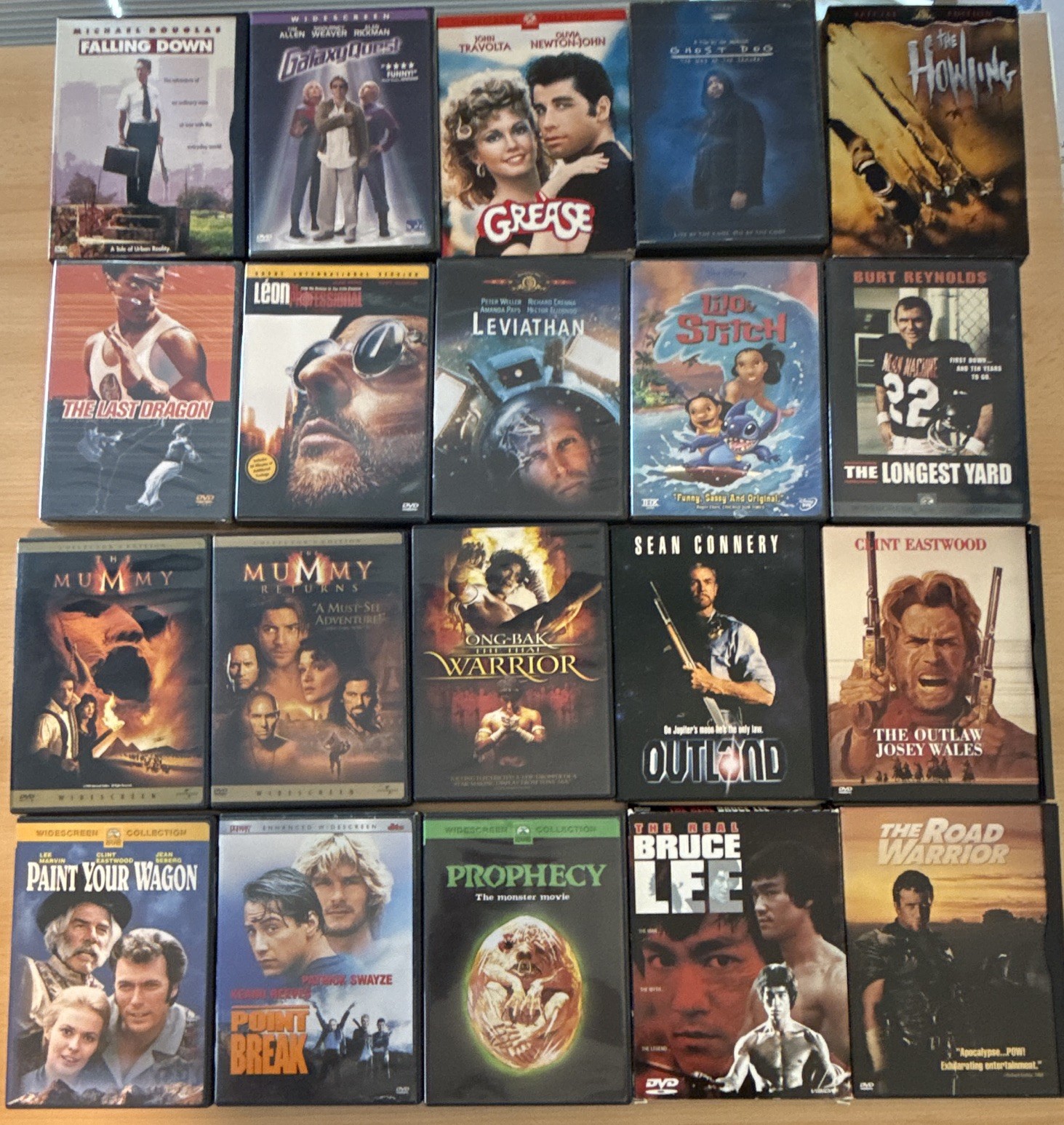Lot of 56 DVDs Movies & TV Shows Action Drama Sci-Fi Comedy Crime