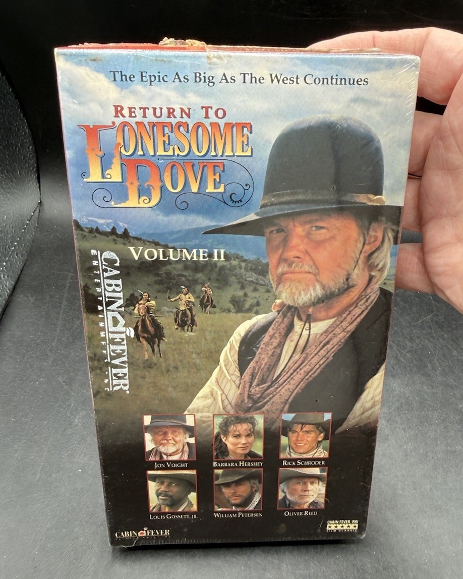 Return to Lonesome Dove (VHS, 1993) The Complete 5 1/2 Hour Epic SEALED NEW