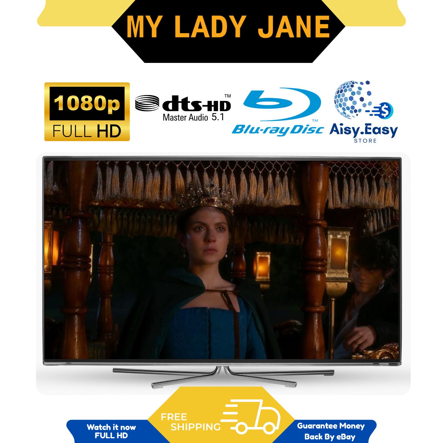 My Lady Jane Complete Season 1 Drama Comedy Romance History Region Free Blu Ray