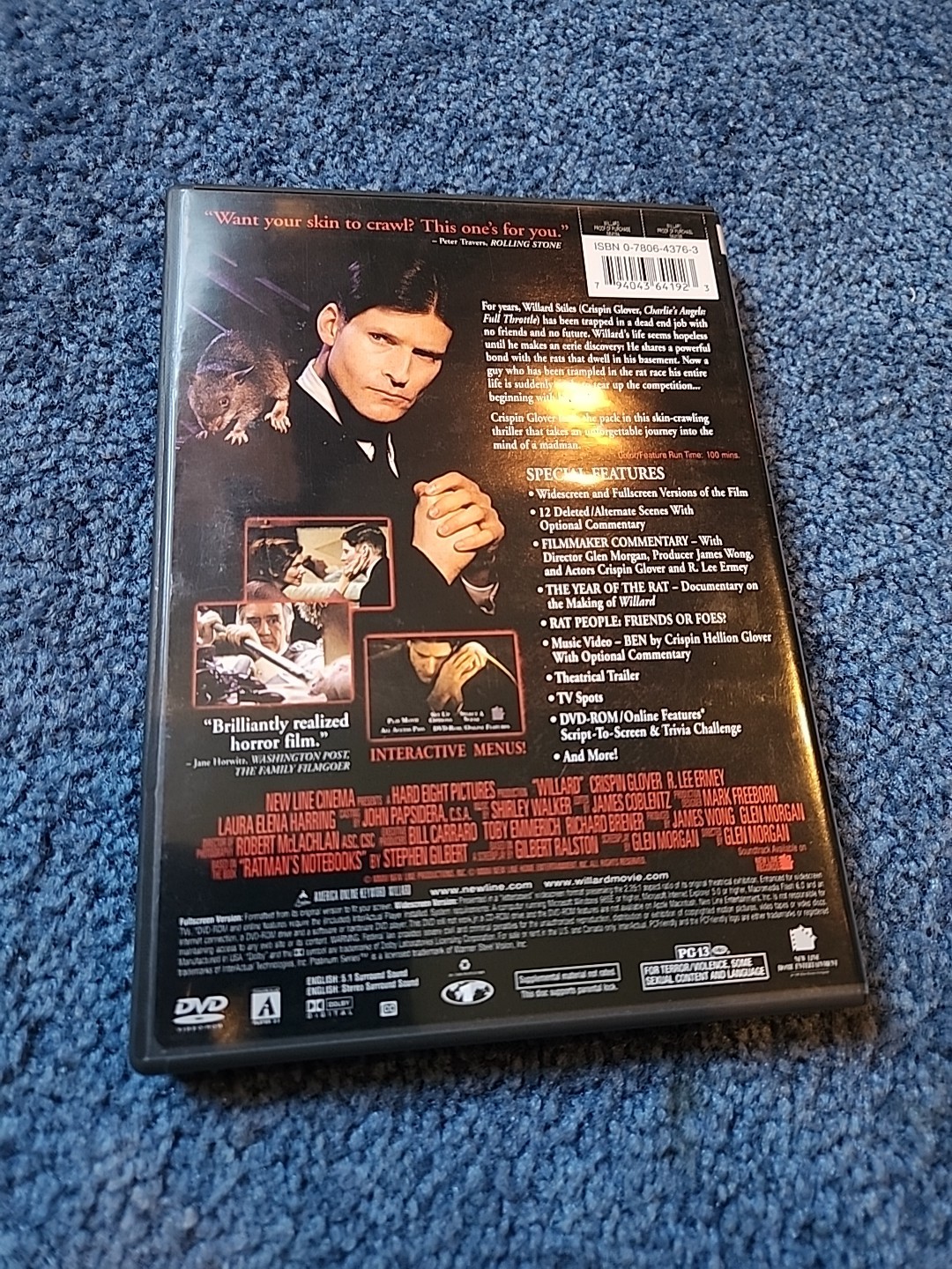Willard (DVD, 2003, Platinum Series)