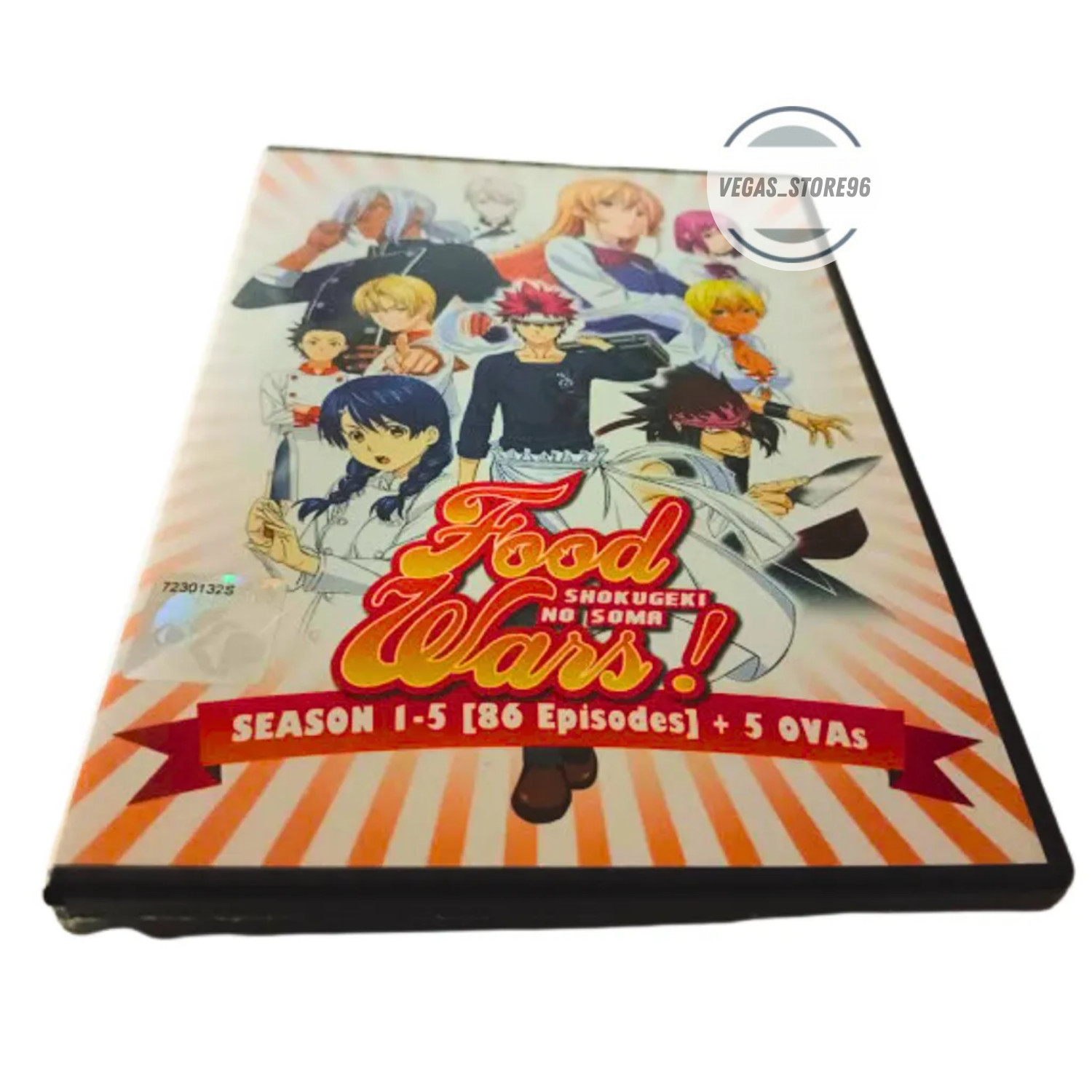 DVD Anime Food Wars! Shokugeki No Soma Season 1+2+3+4+5 (1-86 End)+5 OVA English